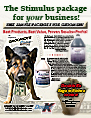 The stimulus package for your business! Features Alpha White and The Solution.